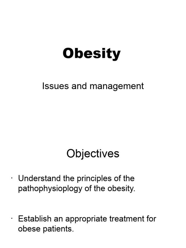 Obesity Pdf Obesity Body Mass Index