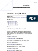 Modern Library's Choices