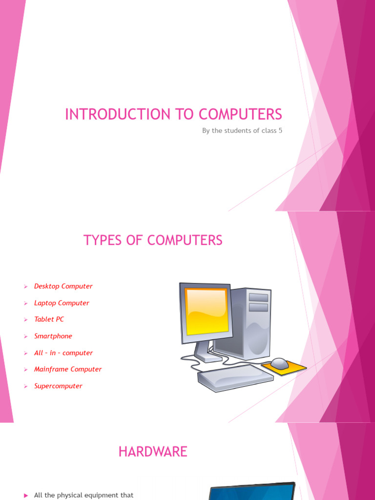 Types and Basics of Computers | PDF