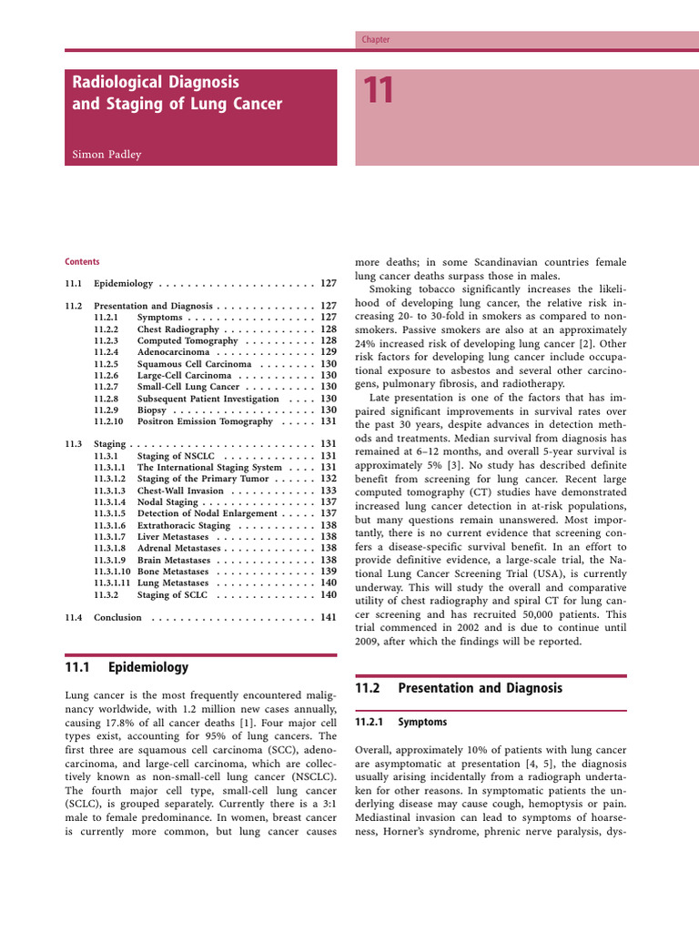 Document Analysis and Insights | PDF | Lung Cancer | Magnetic Resonance ...
