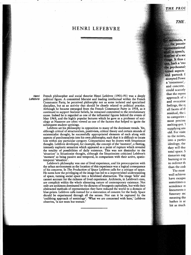 Henri Lefebvre_The Production of Space