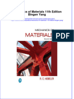 Mechanics of Materials 11Th Edition Bingen Yang Online Ebook Texxtbook Full Chapter PDF