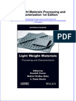 Ebook Light Weight Materials Processing and Characterization 1St Edition Online PDF All Chapter