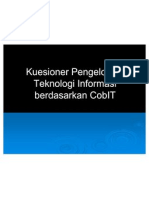 Kuesioner Cobit