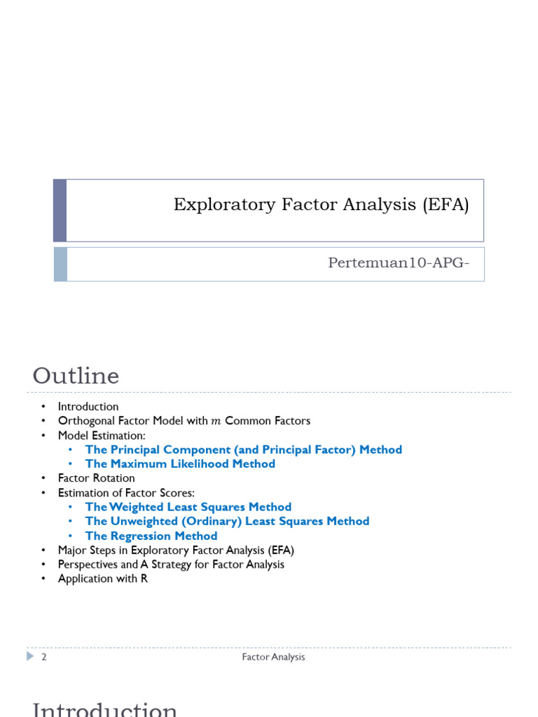 Understanding Exploratory Factor Analysis | PDF | Factor Analysis ...
