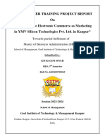 A Study On e Commerce As Marketing Tool With References To Ymv Silicon Technologies Pvt. LTD.22