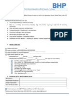 Blank clearance form - NWR clearance