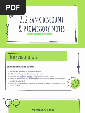 promissory notes