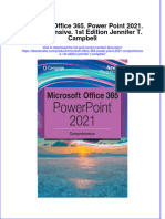 Download Microsoft Office 365 Power Point 2021 Comprehensive 1St Edition Jennifer T Campbell online ebook  texxtbook full chapter pdf 