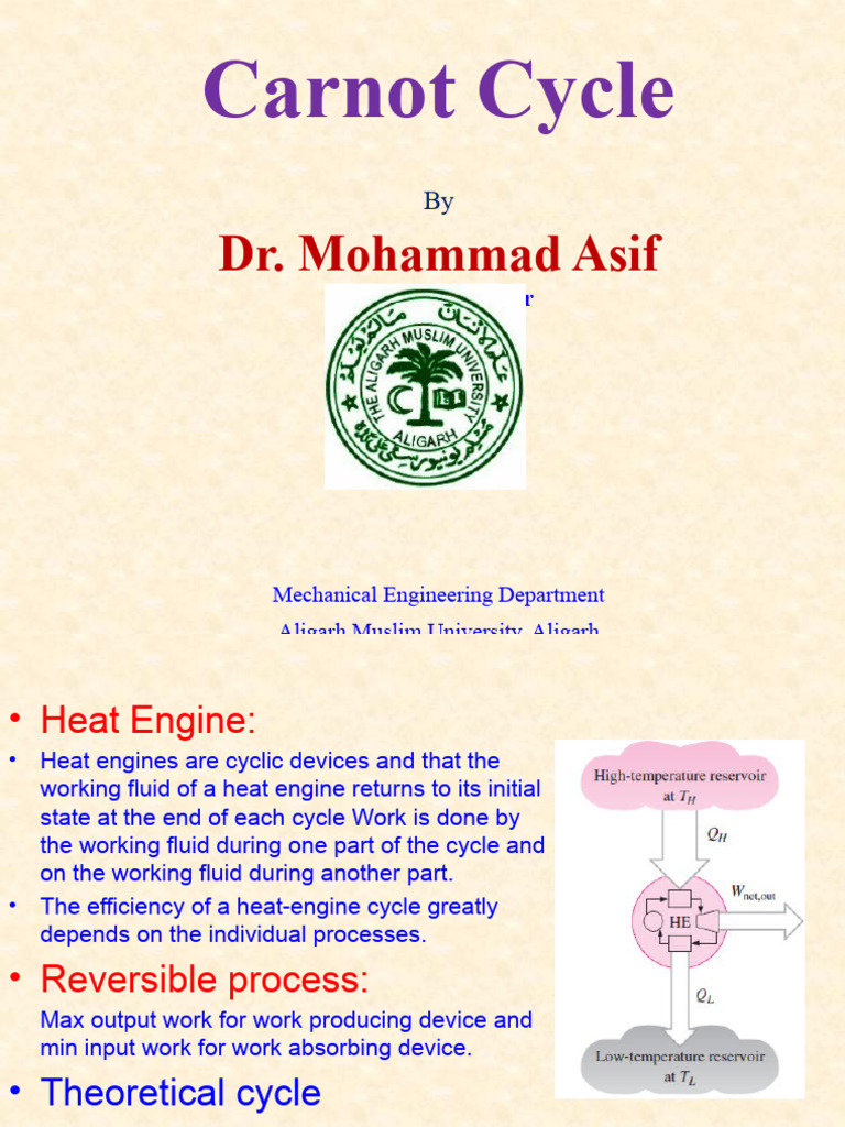 Understanding the Carnot Cycle and Boilers | PDF | Boiler | Applied And ...