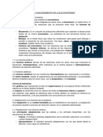 8 "La Estructura y El Funcionamiento de Los Ecosistemas"