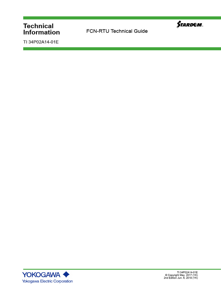 Ti34p02a14 01e | PDF | Programmable Logic Controller | Input/Output