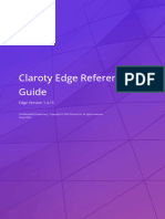Claroty Edge v1.4.15 Reference Guide 20230720