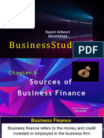 Chapter 7 Sources of Business Finance Rajesh Gidwani