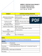 Weekly Plan .XLSX - Amanah