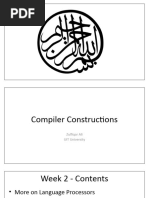 Compiler Construction Week 2