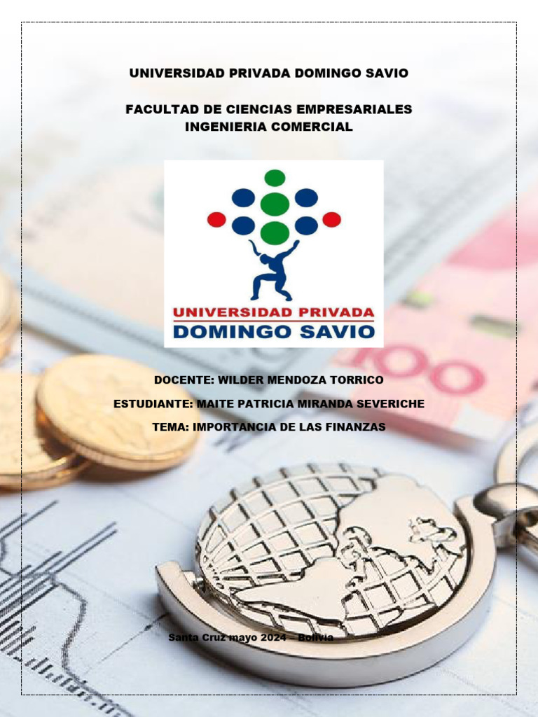 Importancia de las Finanzas en Empresas | PDF | Inflación | Tasas de ...
