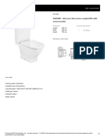 SQUARE - Vitreous China Close-Coupled WC With Vertical Outlet