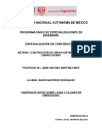 Cosc Tarea 2 Notas Sobre Losas y Cajones de Cimentacion