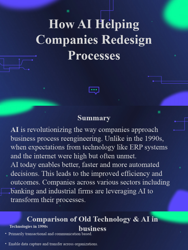 AI Transforming Business Processes | PDF | Artificial Intelligence ...
