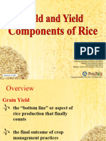 Yield and Yield Components