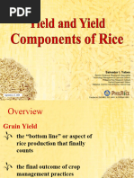 Yield and Yield Components