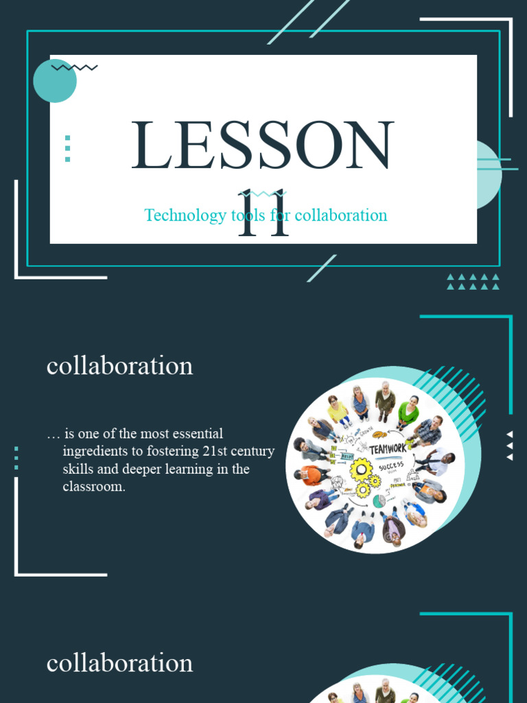 Collaboration Tools For Education Pdf Human Communication