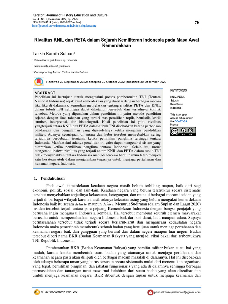 Pemuda Indonesia dalam pelatihan dasar kemiliteran sebagai bagian dari Sishankamrata
