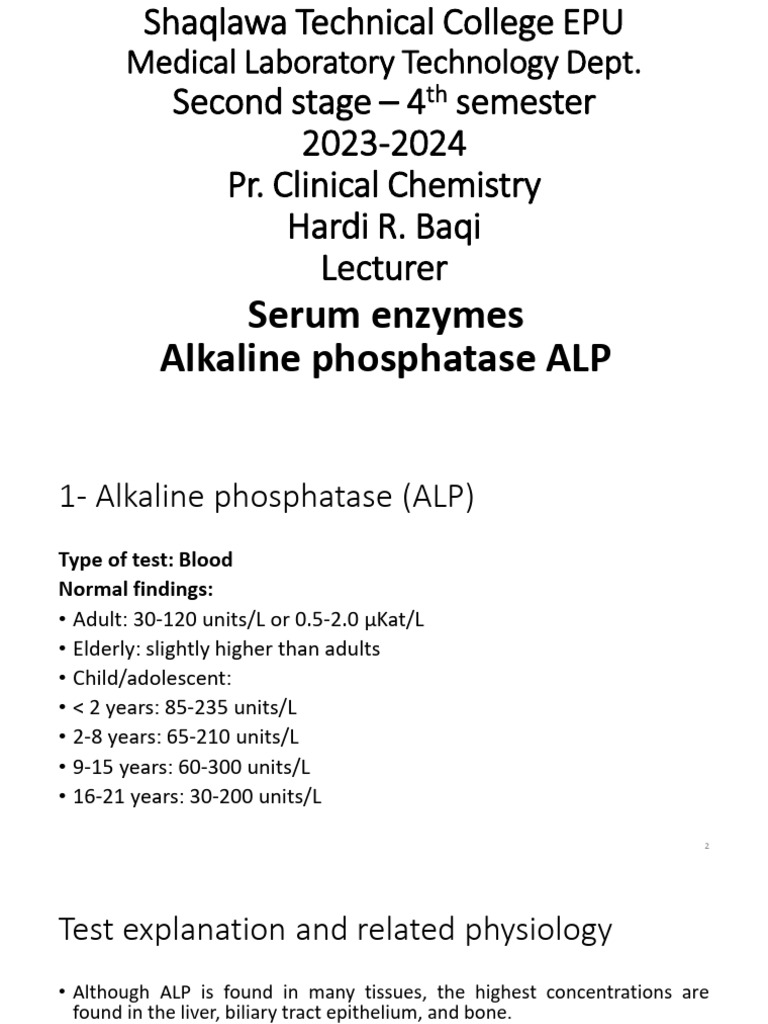 medical-laboratory-technology-dept-serum-enzymes-alkaline-phosphatase