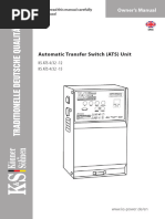 ATS021 Automatic Transfer Switch Guide | PDF | Transformer | Power Supply