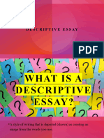 Descriptive Essay