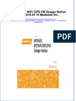 Ebook Mt6631 BT Wifi Gps FM Design Notice V1 1 2018 04 16 Mediatek Inc Online PDF All Chapter