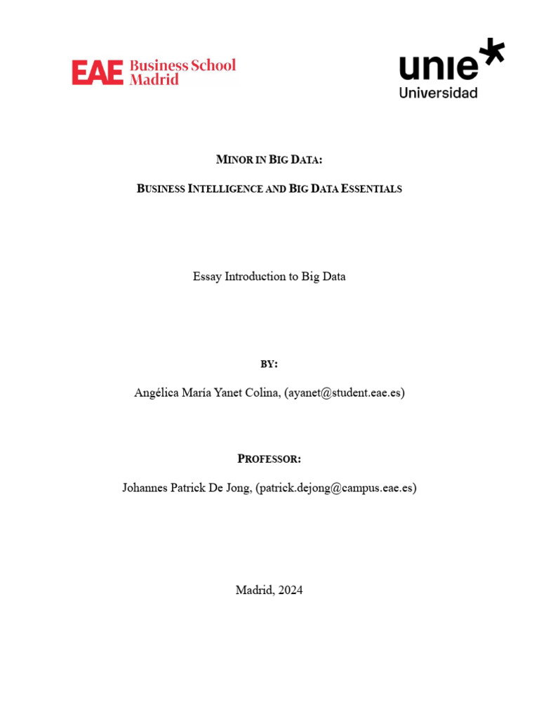 Big Data: Ethics and Future Challenges | PDF | Big Data | Privacy