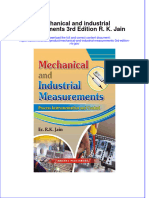 Mechanical and Industrial Measurements 3Rd Edition R K Jain Online Ebook Texxtbook Full Chapter PDF