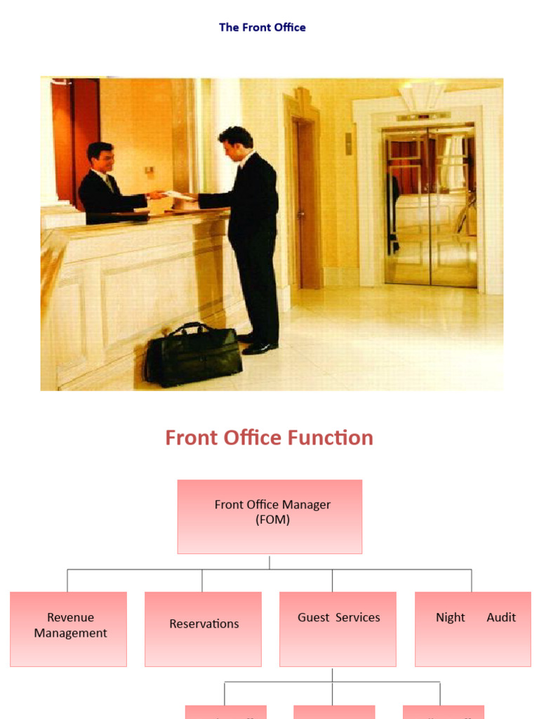 The Hotel Front Office 100911001852 Phpapp01 | PDF | Economies | Accounting