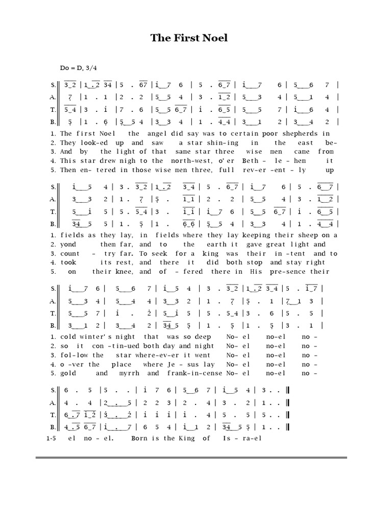 The First Noel PDF