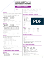 IGCSE Maths 4thed StudentBook Answers