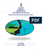 Renewable Energy India Generation Report-March 2024-CEA
