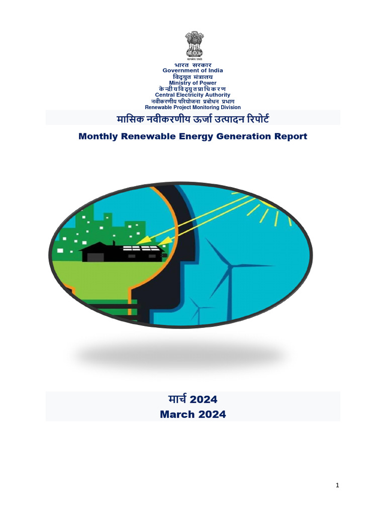March 2024 Renewable Energy Report | PDF | Renewable Resources ...