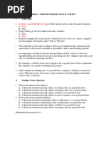 Chapter 2 Financial Statement, Taxes - Cash Flow - Student Version