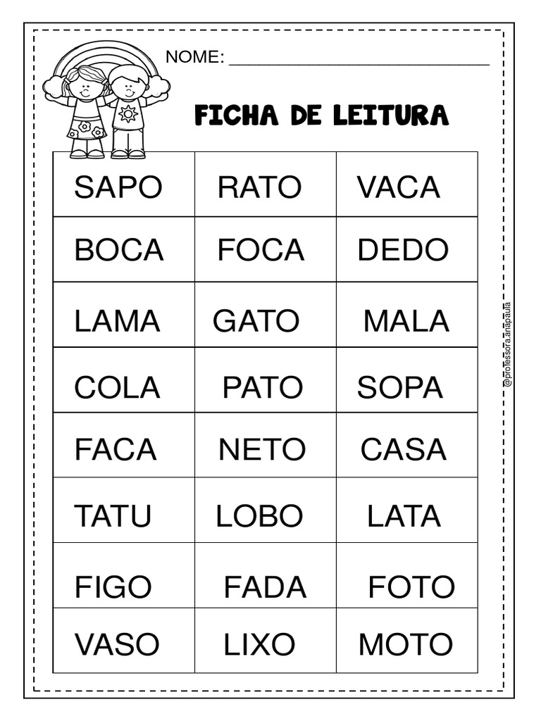 Ficha de Leitura | PDF