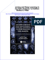 Machine Learning and Deep Learning in Neuroimaging Data Analysis 1St Edition Anitha S Pillai Online Ebook Texxtbook Full Chapter PDF