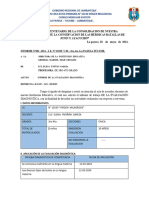 Informe de Docente de Evaluacion Diagnostica