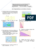 ATIVIDADE REVISÃO 1º BIMESTRE - TRIGONOMETRIA