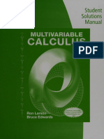 Multivariable Calculus - Student Solutions Manual