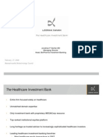 Jonathan P Gertler MD Managing Director Head, Biopharma Investment Banking