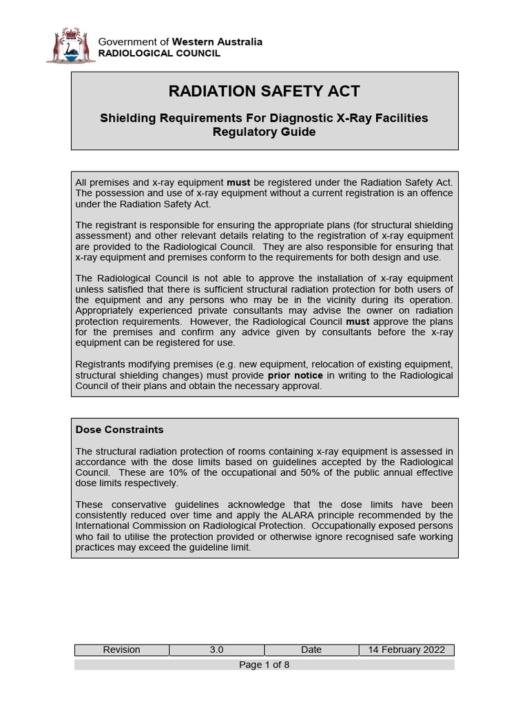 X-Ray Facility Shielding Guidelines | PDF | Radiation Protection | X Ray