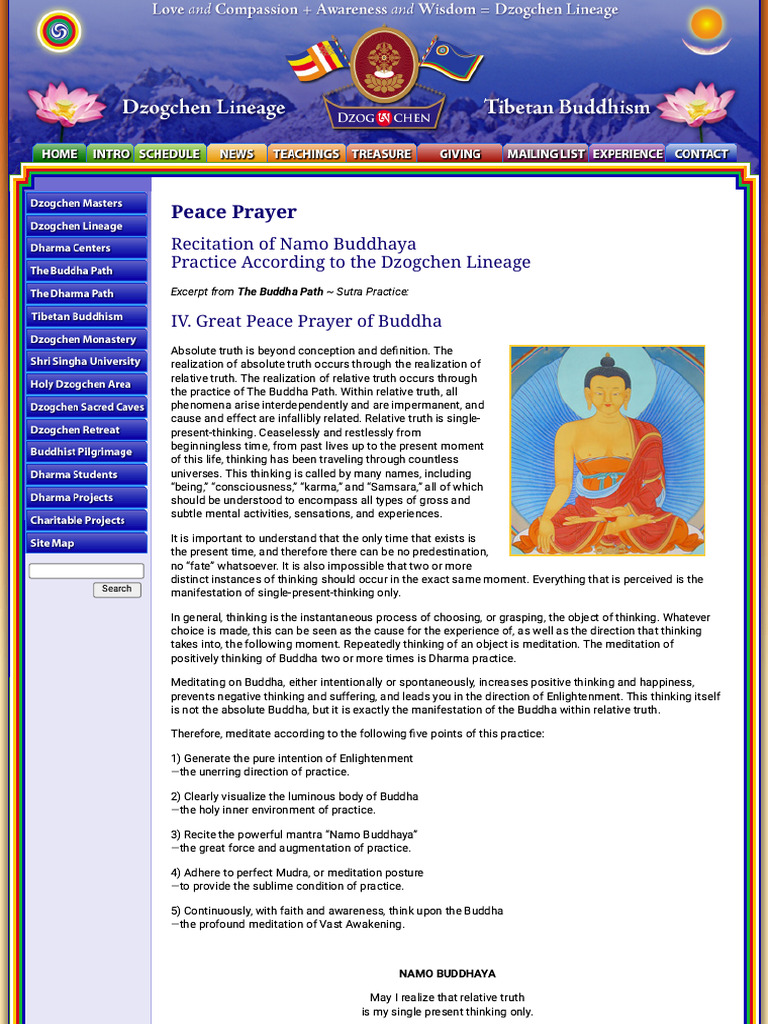 Namo Buddhaya Mantra Pdf Mantra Meditation