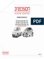 Precision Cruise Installation - Fiat 500 & Abarth 2008 -