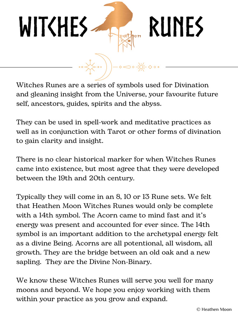 Understanding Witches Runes for Divination | PDF | Runes | Divination